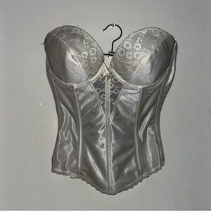 Chic Satin Lace Bustier